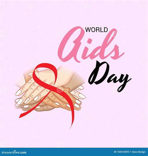 World Aids Day Awareness Concept Stock Illustration Illustration Of Advertising Abstract