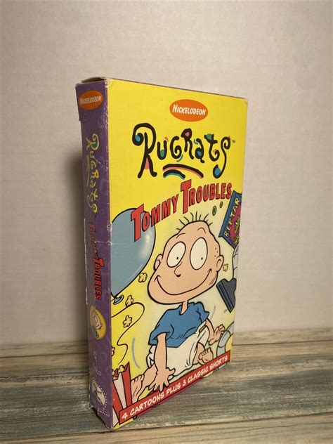 Rugrats Tommy Troubles Vhs 1996 Nick Orange Tape 97368368538 Ebay