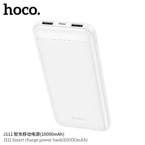 Hoco J111 Power Bank(10000mAh) – White Color – DropShop 2.5 | Drop ...