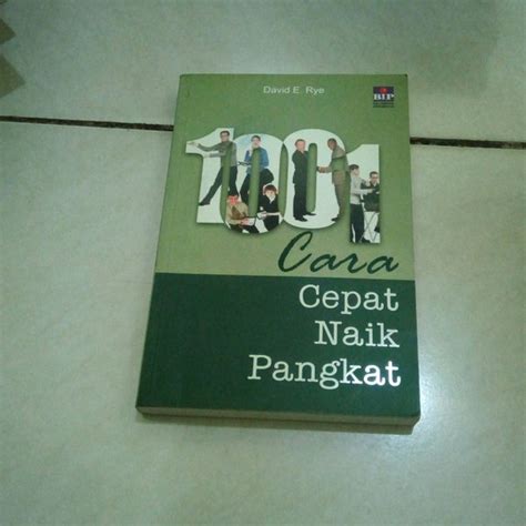 Jual Seribu Satu Cara Cepat Naik Pangkat Di Lapak Gomos Siahaan Bukalapak