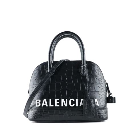 City Balenciaga Sacs Main T Cuir Noir Ref Joli Closet