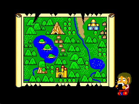 Alex Kidd In Miracle World 1986 By Sega Master System Game