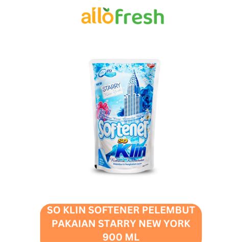 Jual So Klin Softener Pelembut Pakaian Starry New York 900 Ml Shopee