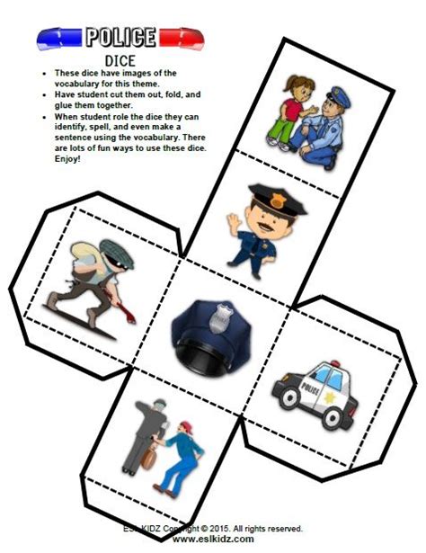 Police Activities For Kids