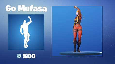 Go Mufasa Fortnite Emote Youtube