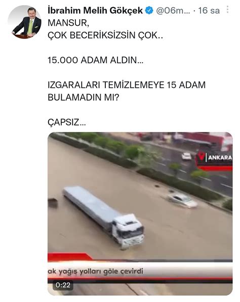 Whisper on Twitter İstifa ettirilen eski Ankara Büyükşehir Belediye