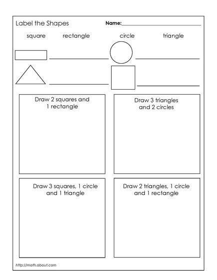 Plane Shapes Worksheet For Grade 1 Plane Shapes Worksheets