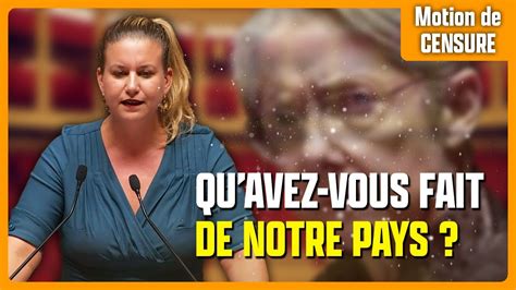 Motion De Censure Qu Avez Vous Fait De Notre Pays Youtube