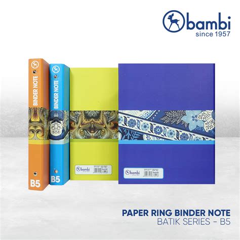 Bambi Binder Note B5 Batik Series Bambi Files