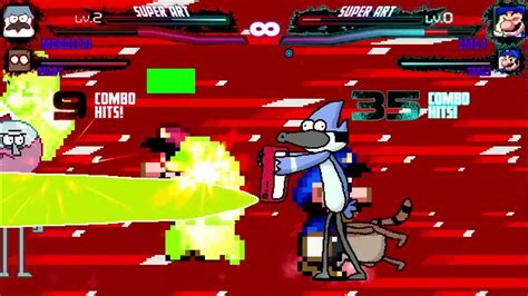 Mugen Battle Request Mordecai Rigby And Benson Vs Smg4 Smg3 And