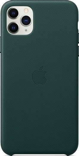 Apple Iphone 11 Pro Max Leather Case Forest Green Mx0c2 Buy Best