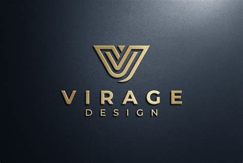 3d Gold Logo Mockup