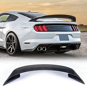 JC SPORTLINE Carbon Fiber Rear Trunk Spoiler For Ford Mustang GT350