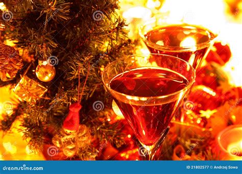 Closeup Of Red Wine In Glasses Stock Image Image Of Congrats Ball 21802577