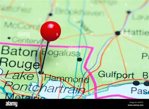 Hammond louisiana map hi-res stock photography and images - Alamy