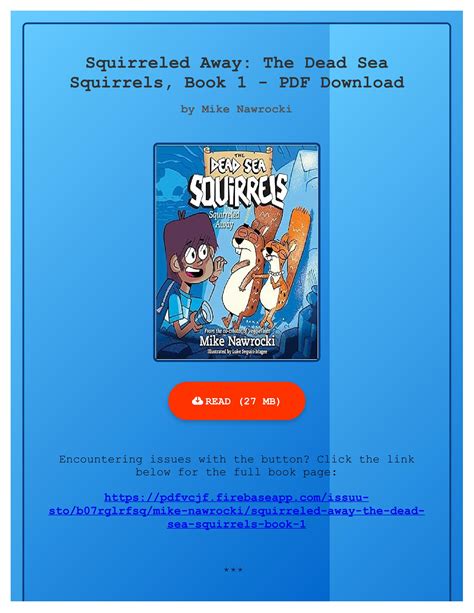 DOWNLOAD Squirreled Away: The Dead Sea Squirrels, Book 1 by Mike ...