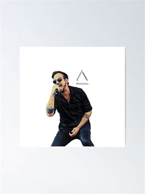 "Adam Gontier - Saint Asonia" Poster by JJrev100 | Redbubble