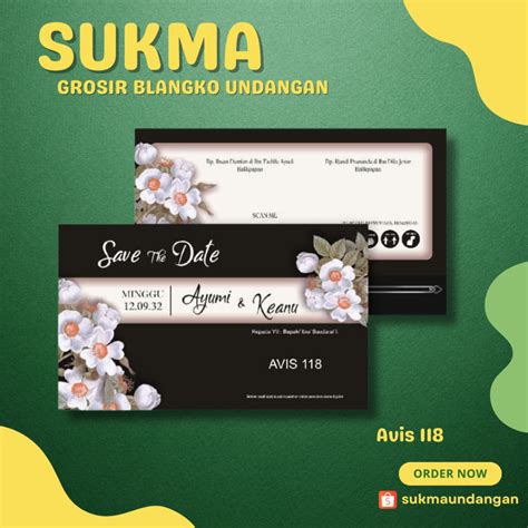 Jual Kertas Blangko Undangan Nikah Murah Avis Sukma Undangan