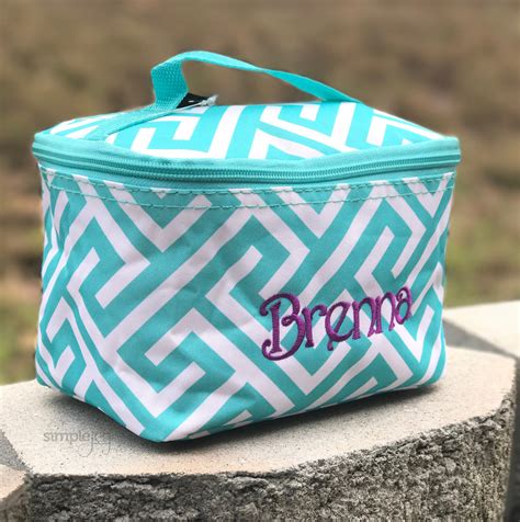 Monogrammed Makeup Bag Toiletry Bag Monogram Cosmetic Bag Etsy