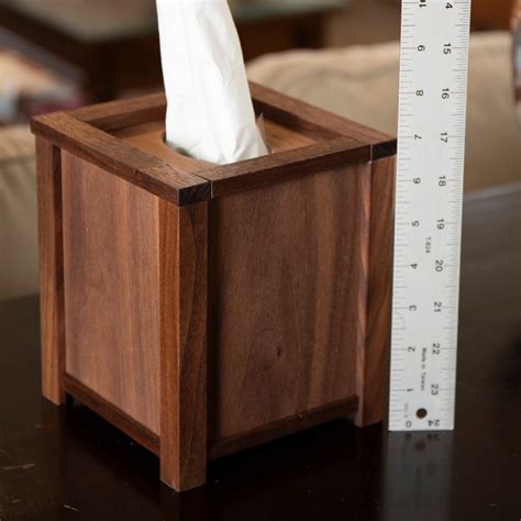 Walnut Wooden Tissue Box Tissue Box Or Wooden Planter For Inch Pots