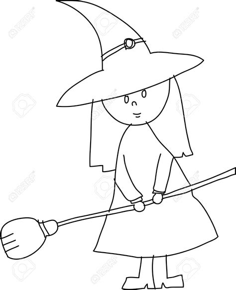 Halloween Witch Drawing at GetDrawings | Free download