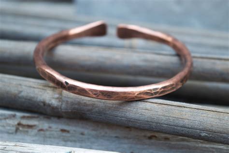 Mens Copper Bracelet Cool Mens Bracelet Rustic Mens Bracelet Mens Gift