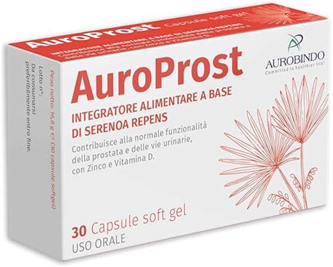 Auroprost Integratore Alimentare A Base Di Serenoa Repens Con Zinco E