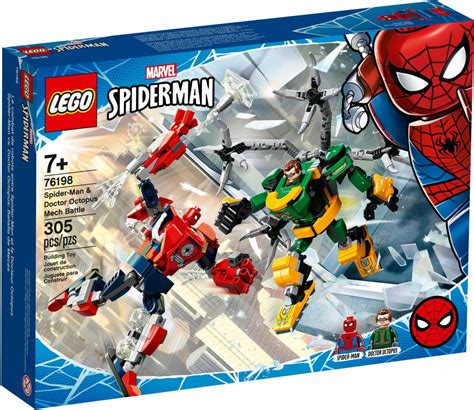 LEGO Marvel Spider-Man & Doctor Octopus Mech Battle (76198) Revealed ...