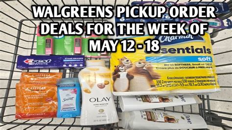 WALGREENS PICKUP ORDER DEALS FOR THE WEEK OF MAY 12 18 Walgreens