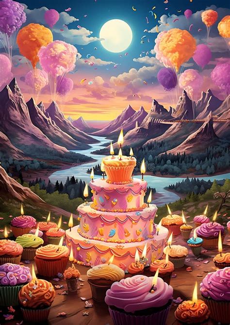 crafters birthday fun themes stock illustration illustration