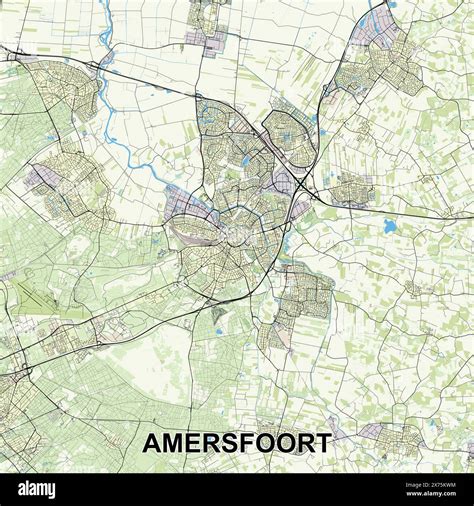 Map of amersfoort Stock Vector Images - Alamy