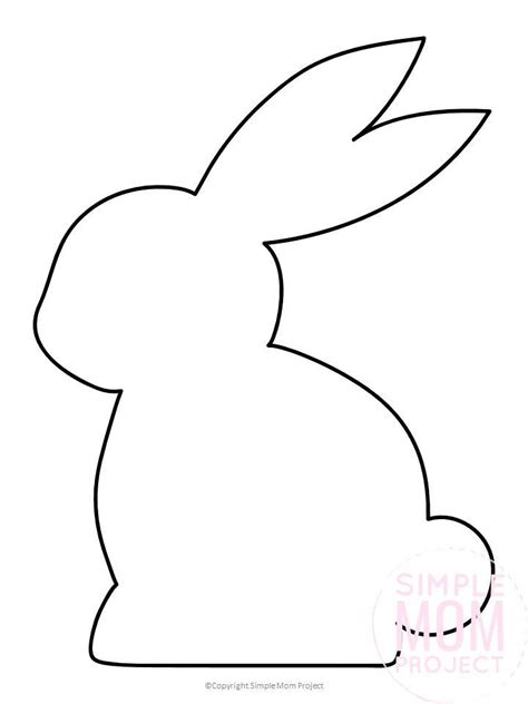 Free Printable Bunny Rabbit Templates Easter Printables Free Easter