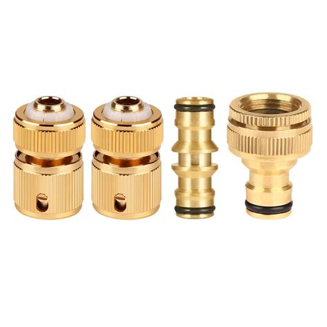 Buy Kwode Garden Hose Tap Connector 3 4 Inch And1 2 Inch 2 In 1 Brass