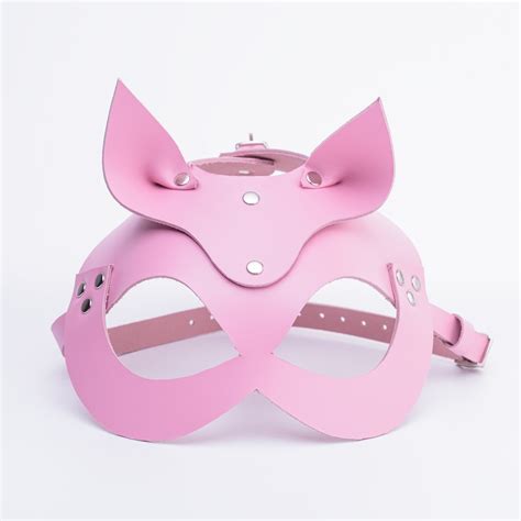 Bdsm Woman Leather Maskbdsm Cat Mask Bdsm Face Mask Bdsm Etsy