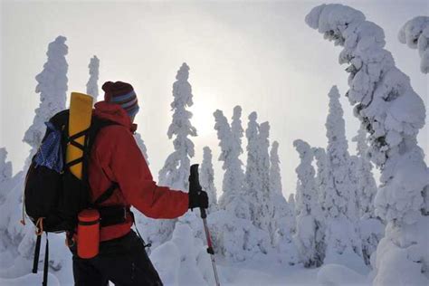 Gaspesie National Park Photo Gallery - Winter snowshoeing and skiing