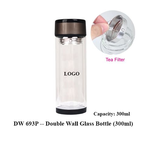 Double Wall Glass Bottle 300ml Dw 693p Twinlink Services Corporate Ts Door T