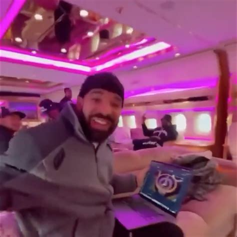 Inside Drake's private jet designed by Virgil Abloh