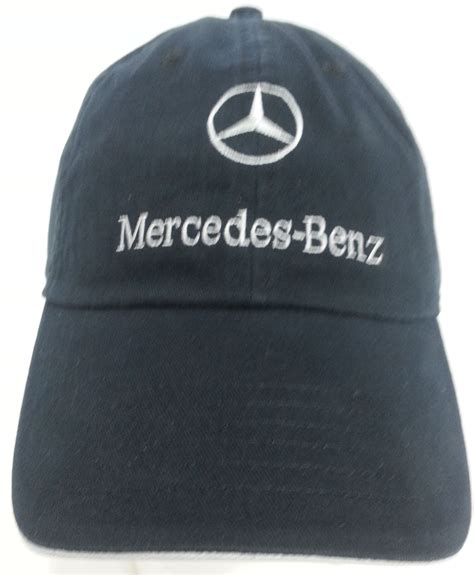 MERCEDES BENZ - Black, Navy, Blue Adult Cotton / Mesh Adjustable ...