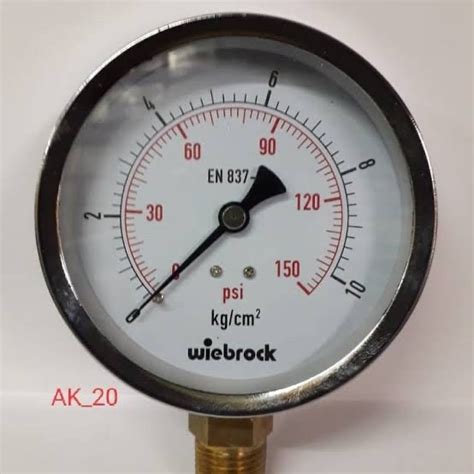 Jual Pressure Gauge Wiebrock Chrome Steel X X Kg Jakarta