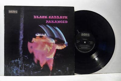 Black Sabbath Paranoid Lp Ex Ex Nel Vinyl Album Uk