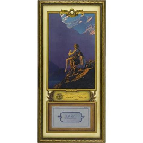 Maxfield Parrish Small Edison Mazda Calendar Maxfield Parrish