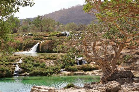 Darbat Waterfalls Near Salalah, Sultanate of Oman Stock Image - Image ...