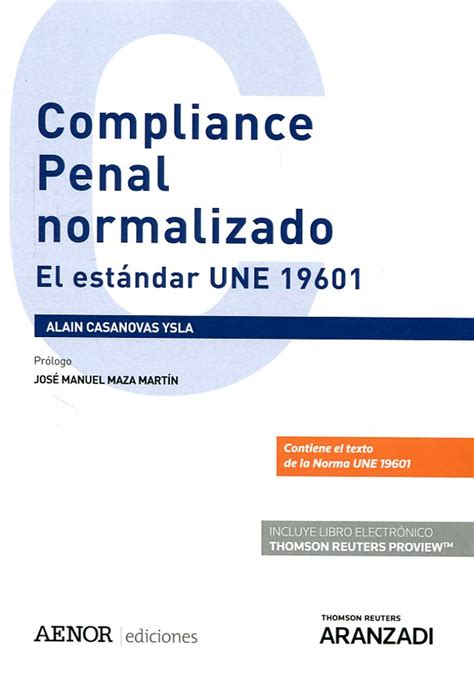 Libro Compliance Penal Normalizado 9788491771166 Casanovas Ysla