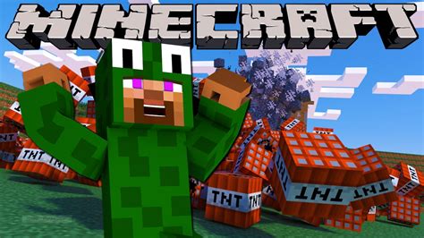 Minecraft Tnt Base Challenge Youtube