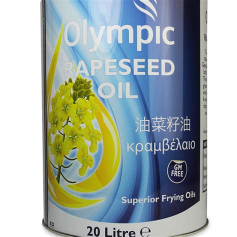 Olympic Rapeseed Oil 20 Litres Bottle In Box Olympic Foods