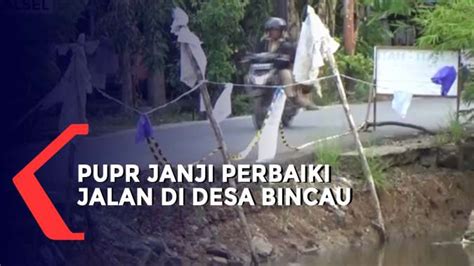 Jalan Di Desa Bincau Muara Masih Rusak Pupr Banjar Janji Lakukan