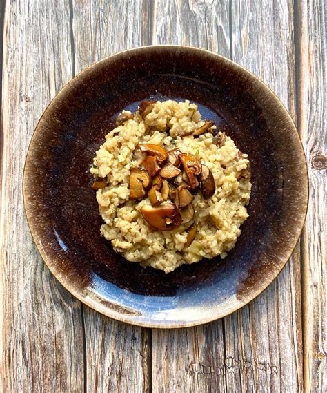 Mushroom Truffle Risotto — Pinch Of Mania