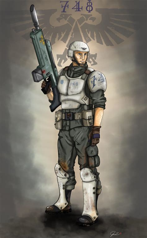 Imperial Guardsman Commission by Zypherartworks on DeviantArt