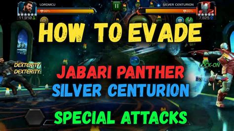 How To Evade Jabari Panther And Silver Centurion Special Attacks Marvel Contest Of Champions