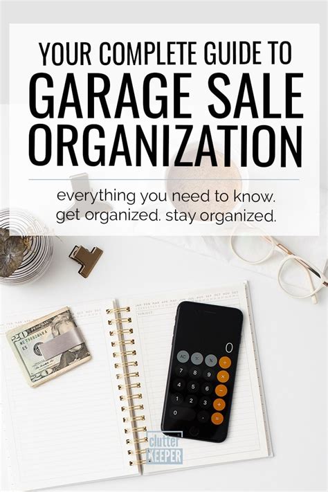 yard sale  garage sale tips  complete guide clutter keeper